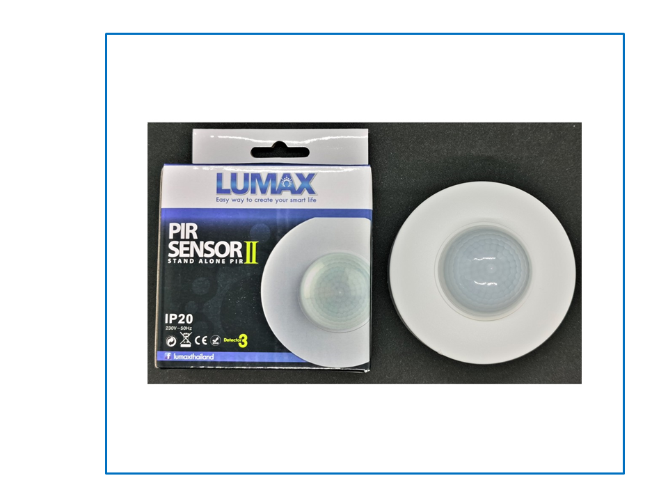 CÔNG TẮC CẢM BIẾN ỐP TRẦN LUMAX - PHẠM VI DÒ 360 ĐỘ - XX THÁI LAN