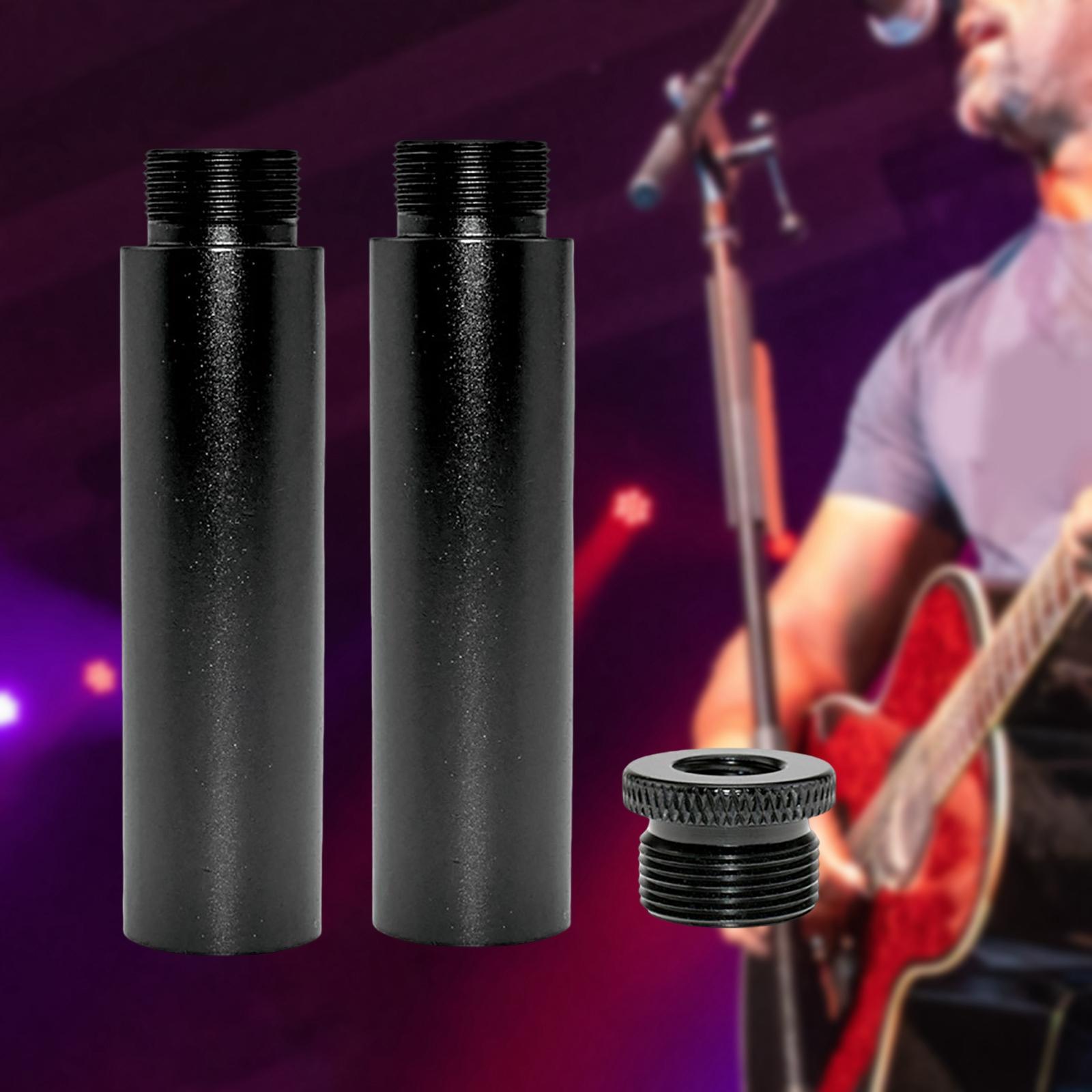 2Pcs Aluminum Alloy Mic Stand Extension Tube for Desk Stands & Arm Stand