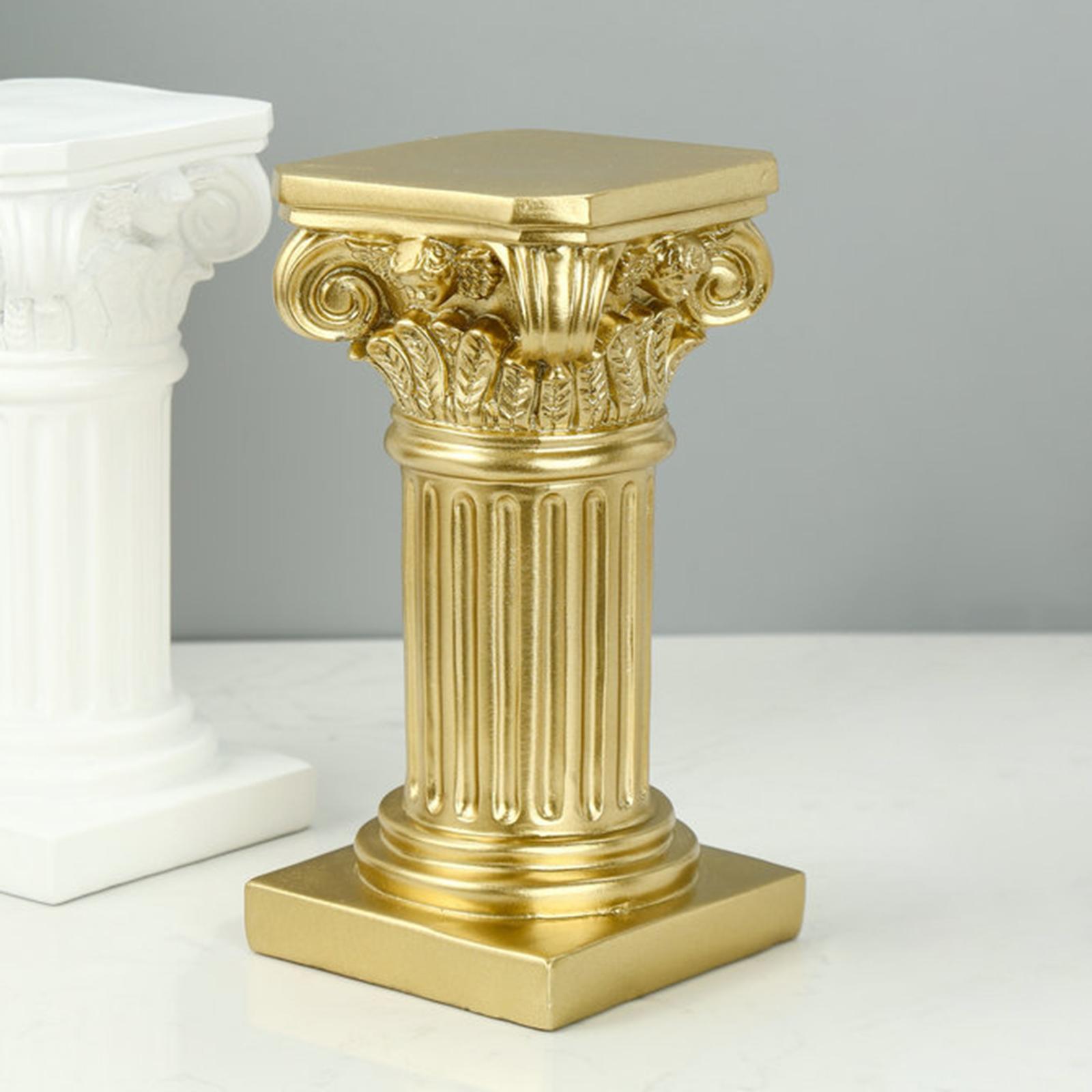 Roman Column Statue Plinth Base for Outdoor Decoration Handicraft Props
