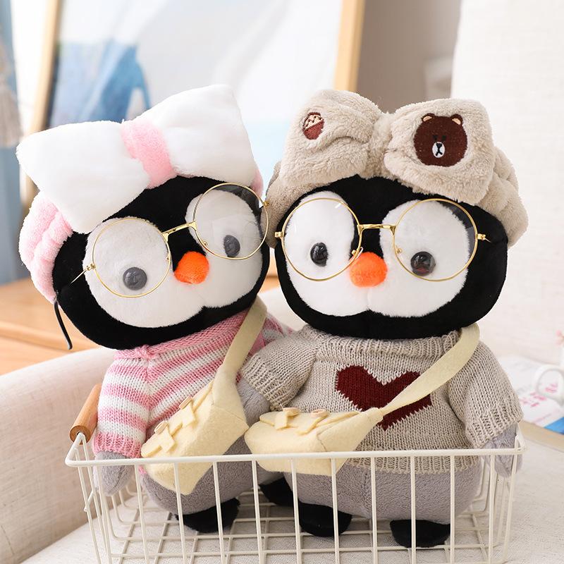 30Cm Hoạt Hình Dễ Thương Chim Cánh Cụt Cosplay Đầm Sang Trọng Đồ Chơi Nhồi Bông Đáng Yêu Động Vật Búp Bê Mềm Gối Cho Bé Dành Cho Trẻ Em Bé Gái quà Tặng Sinh Nhật