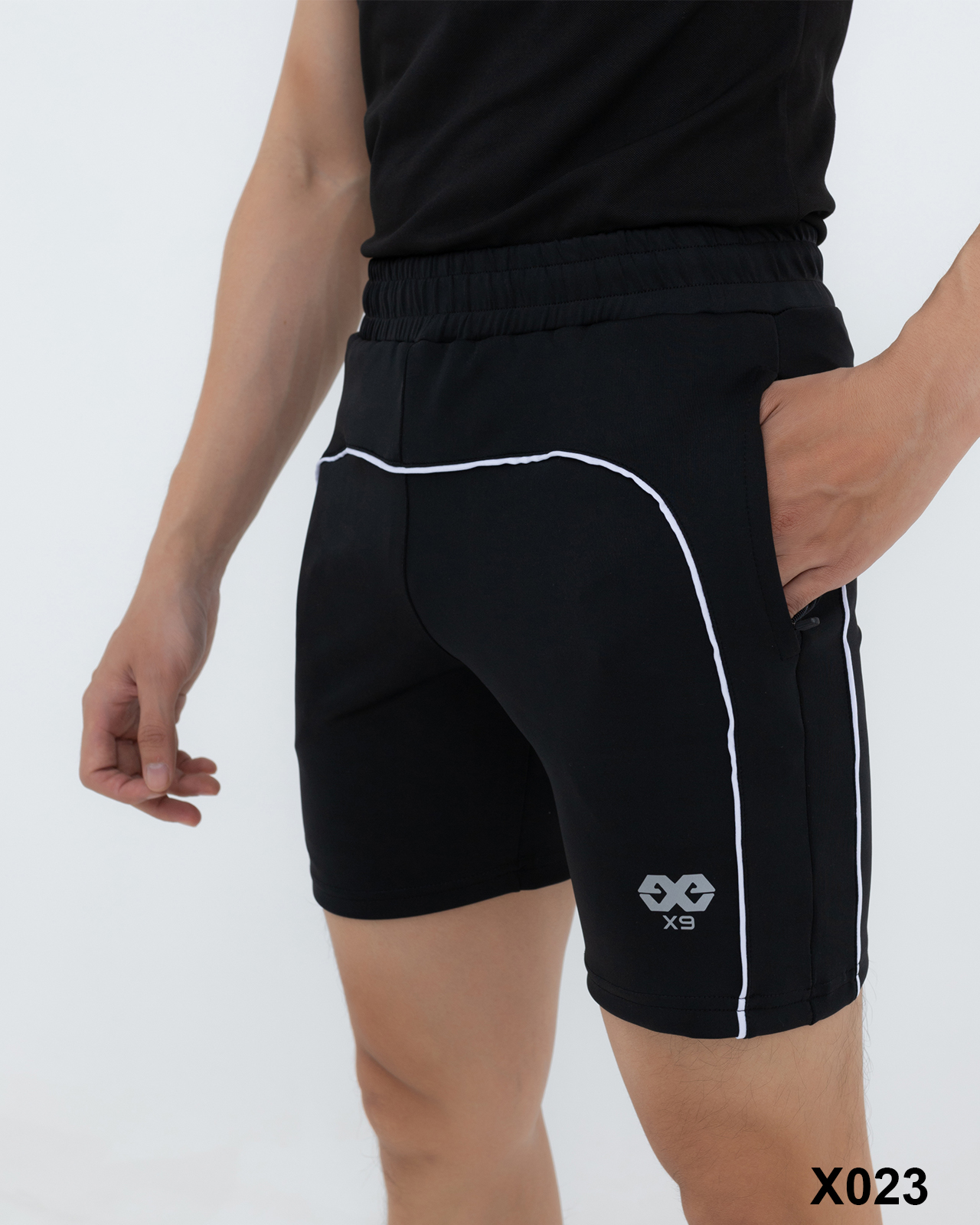 Quần Short Thun Nam Thể Thao Bo Viền - Chạy Bộ Tập GYm Sportswear - X023