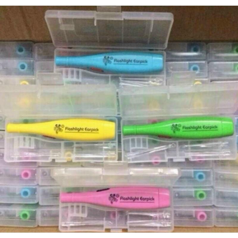 Đèn soi lấy ráy tai/ ngoáy tai an toàn cho bé có hộp đựng -Amina