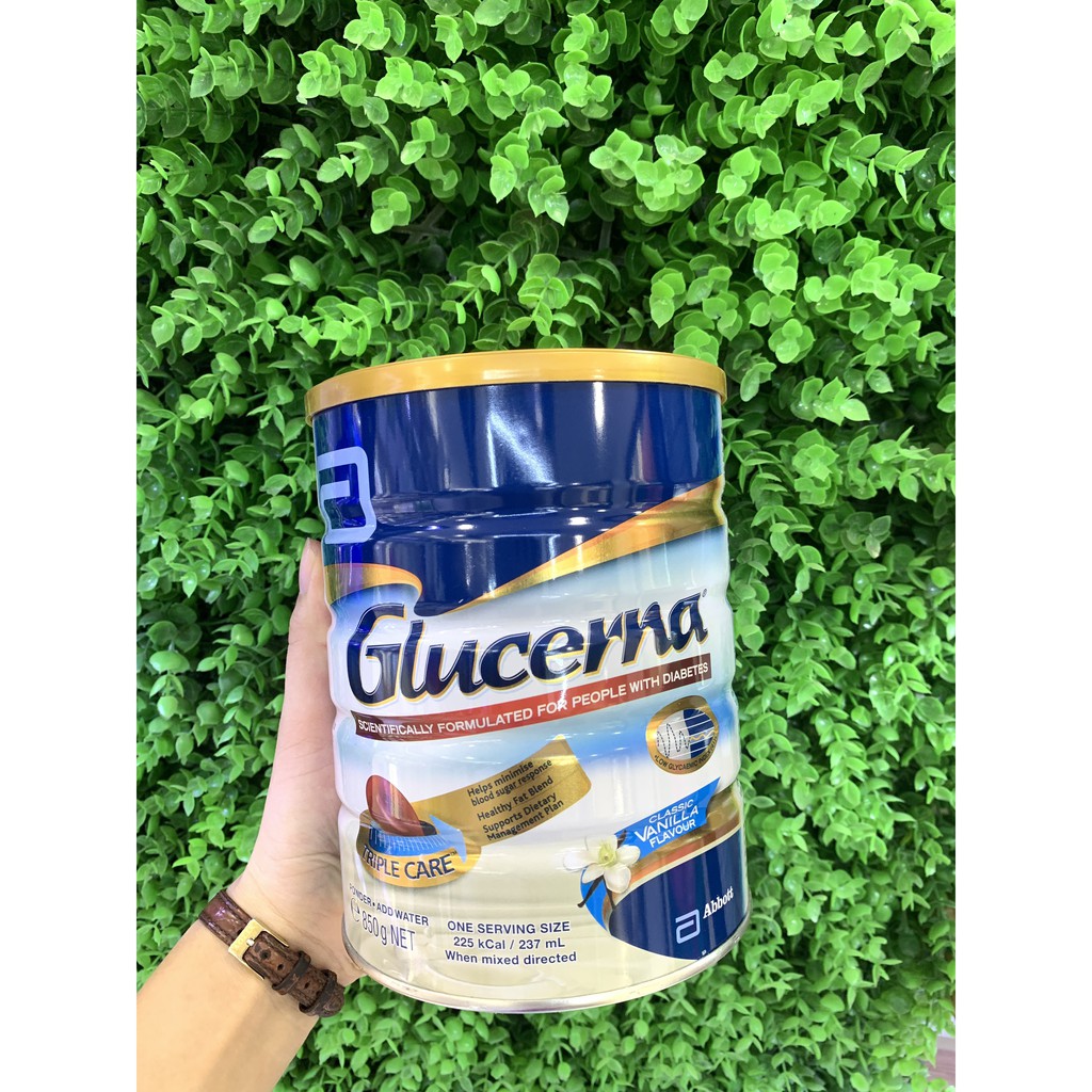 Sữa dành cho người tiểu đường Glucerna Vanilla Abbott Úc Bổ sung đầy đủ dinh dưỡng và cân bằng đường huyết - QuaTangMe Extaste - Combo 3 Hộp
