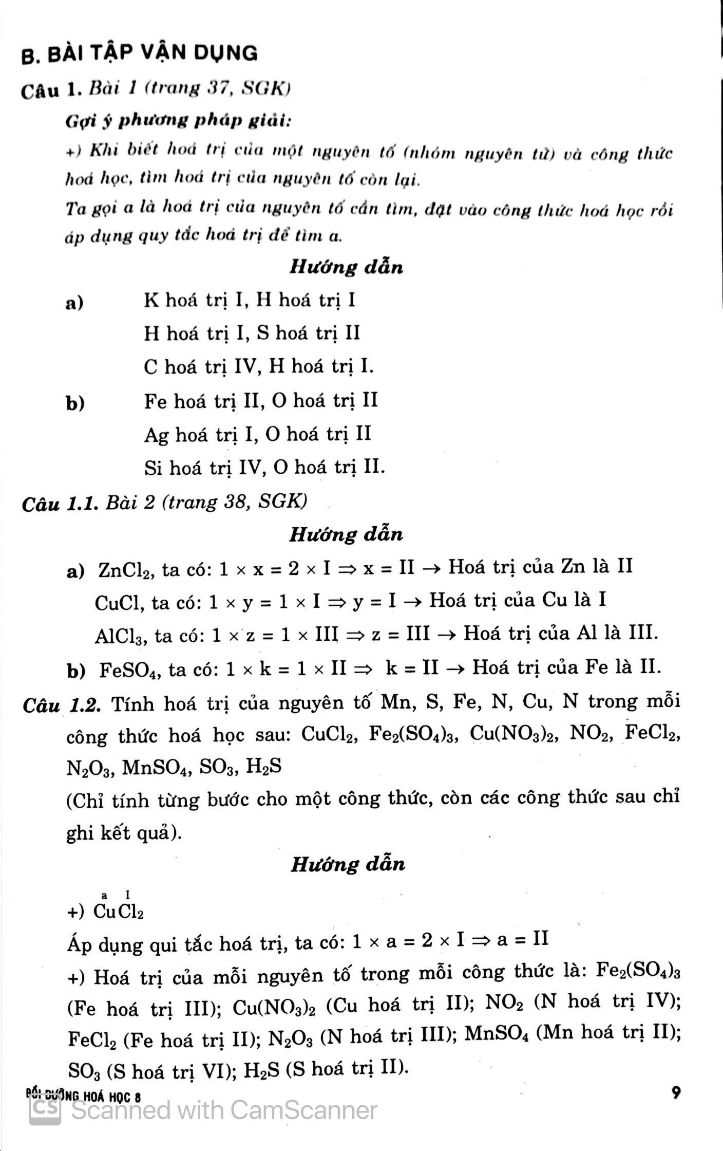 Bồi Dưỡng Hóa Học 8