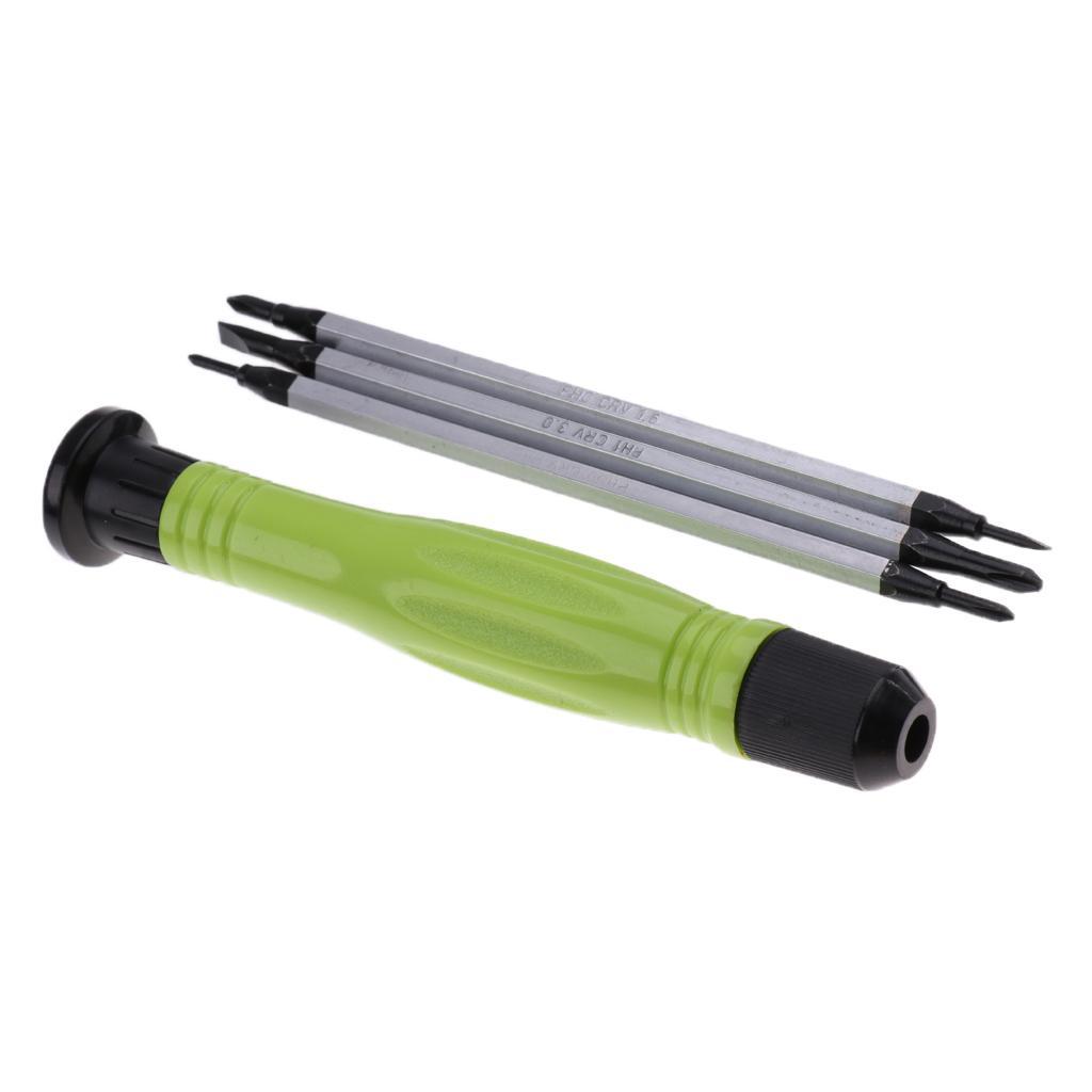 6In1 Opening Repair Tools Kit Screwdriver Set Phillips Slotted Screwdrivers