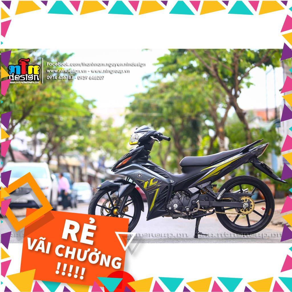 Tem Rời Exciter 135 Mẫu LC Xám Đen Vàng