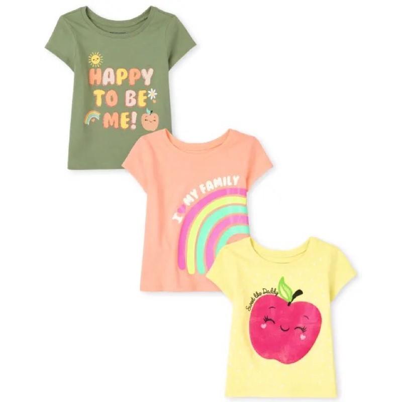 3 áo thun bé gái chất cotton mềm mại dư xịn