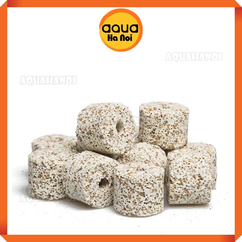 Sứ trụ muối tiêu - 100g/500g - Vật liệu lọc làm trong nước hồ cá Koi, cá rồng, thủy sinh