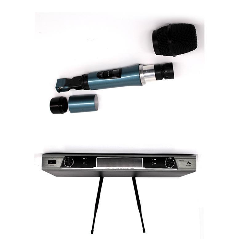 Micro không dây EPXCM phong cách mới nhất một cho hai micro cầm tay gia đình ktv hội nghị âm thanh hiệu suất sân khấu