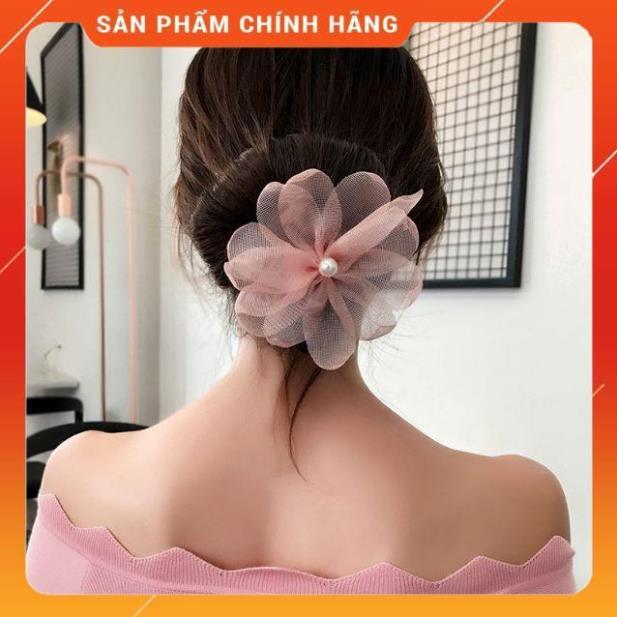 DỤNG CỤ TẠO BÚI PHỒNG TÓC CÓ HOA VẢI CAO CẤP 1