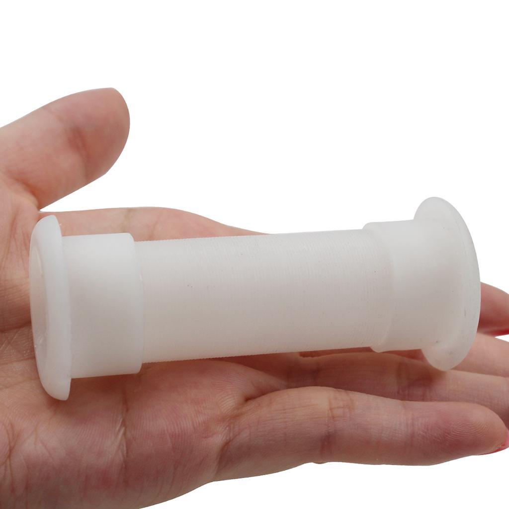 2x Thru-Hull Connector 3/4" White for Transom Motorwell Livewell or Baitwell