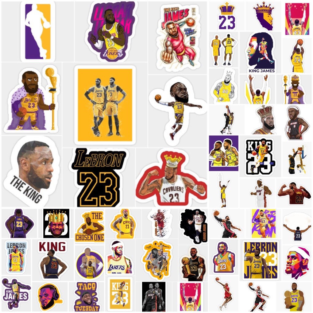 Set 30-60 sticker Lebron James