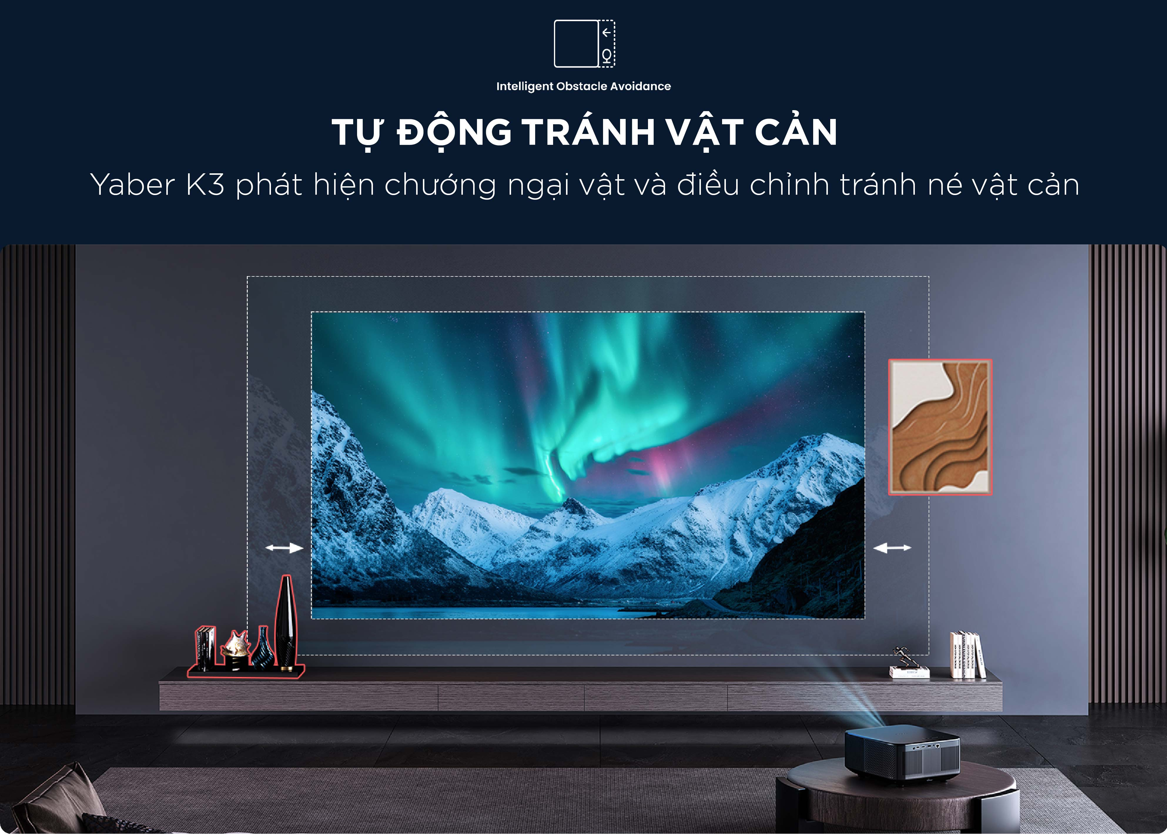 Máy chiếu thông minh Yaber K3 tích hợp loa JBL Android Tivi Netflix bản quyền  Full-HD 4K- Hàng Chính Hãng - Thương hiệu Máy chiếu gia đình và văn phòng hàng đầu