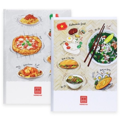 [COMBO 10 CUỐN] Vở Pupil Traditional Food kẻ ngang 80 trang - 1104