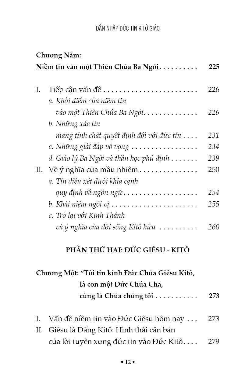 DẪN NHẬP ĐỨC TIN KITÔ GIÁO