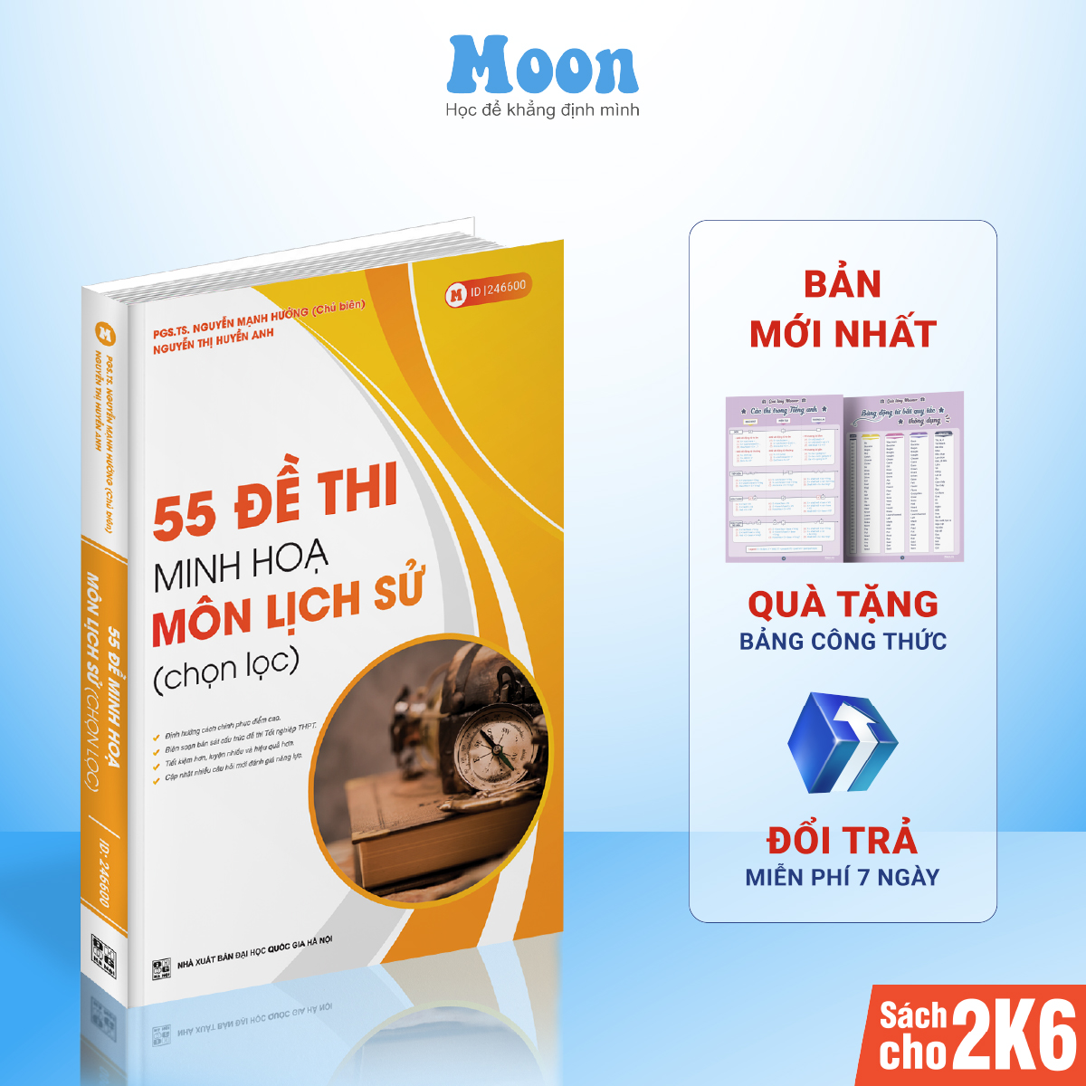Sách ID luyện đề môn Lịch Sử Thầy Nguyễn Mạnh Hưởng