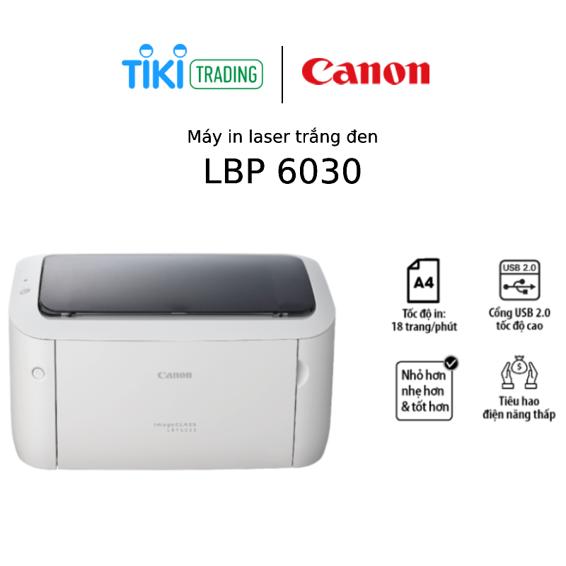 Máy In Laser Đơn Năng Canon LBP 6030 - Hàng chính hãng