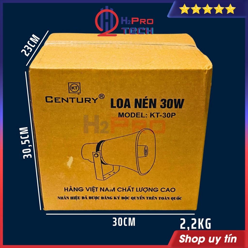 Loa Phóng Thanh Century KT-30P, Loa Nén 30W Vang Xa 500M Tiếng To Rõ, Vành Nhựa ABS 30x21Cm, Chịu Nắng Mưa-H2Pro Tech