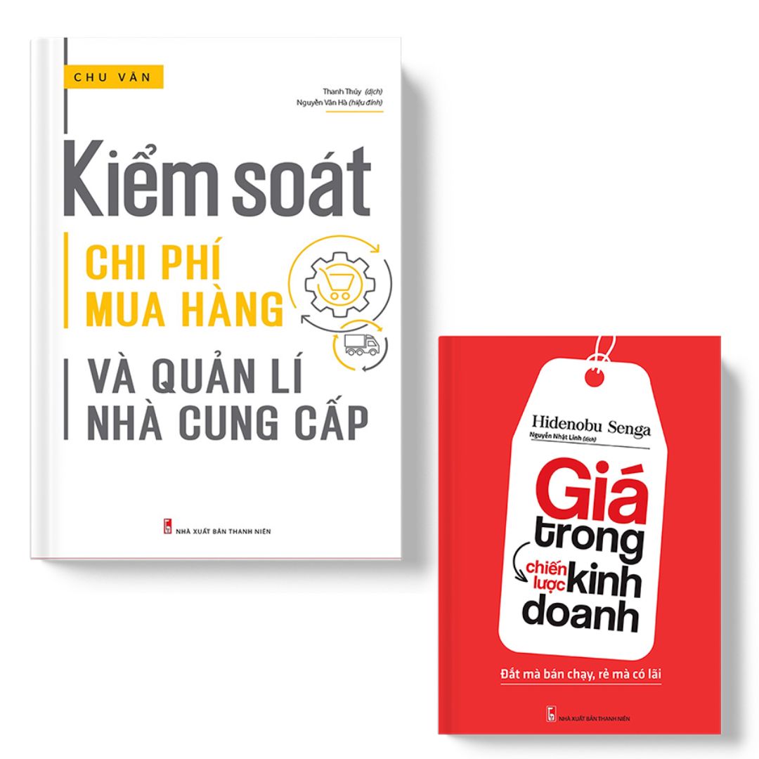 Combo sách: Kiểm Soát Chi Phí Mua Hàng + Giá Trong Chiến Lược Kinh Doanh (MinhLongBooks)