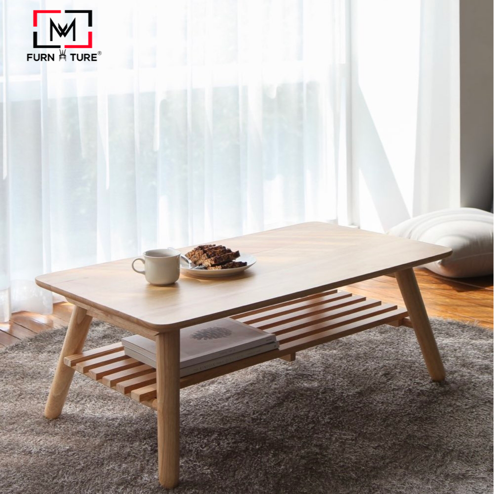 BÀN TRÀ / SOFA CHÂN GẬP TIỆN LỢI 90 - TABLE A 90 NATURAL