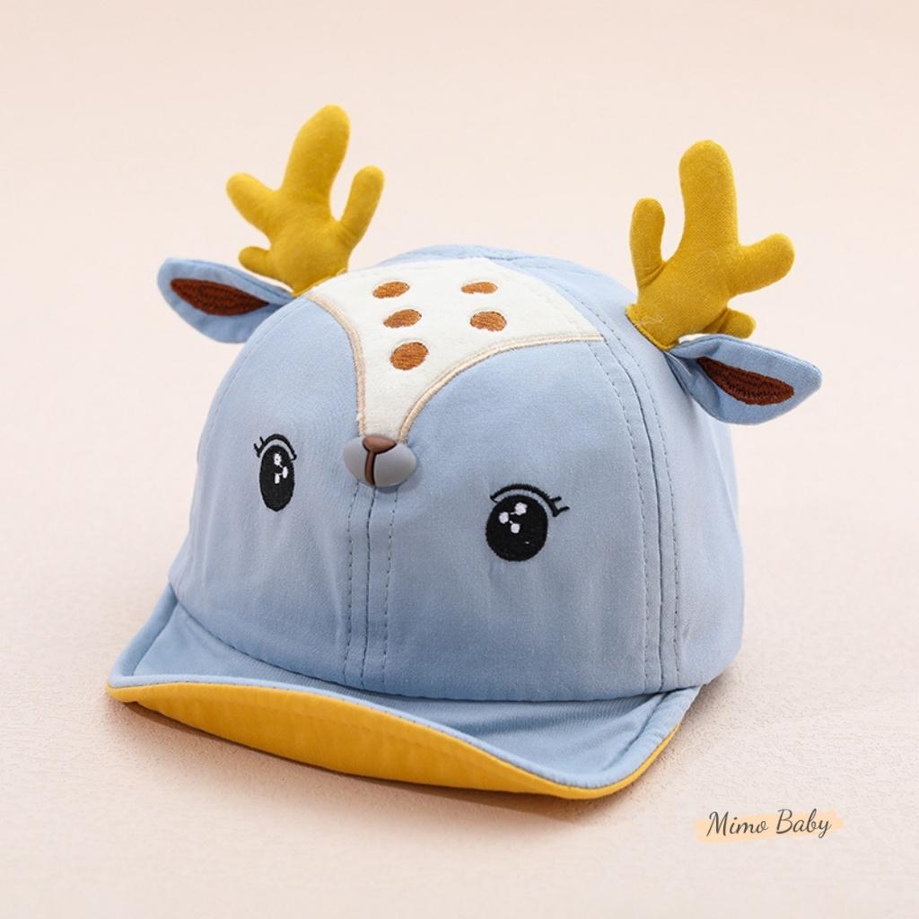Mũ nón lưỡi trai hình chú nai dễ thương cho bé MH119 Mimo Baby