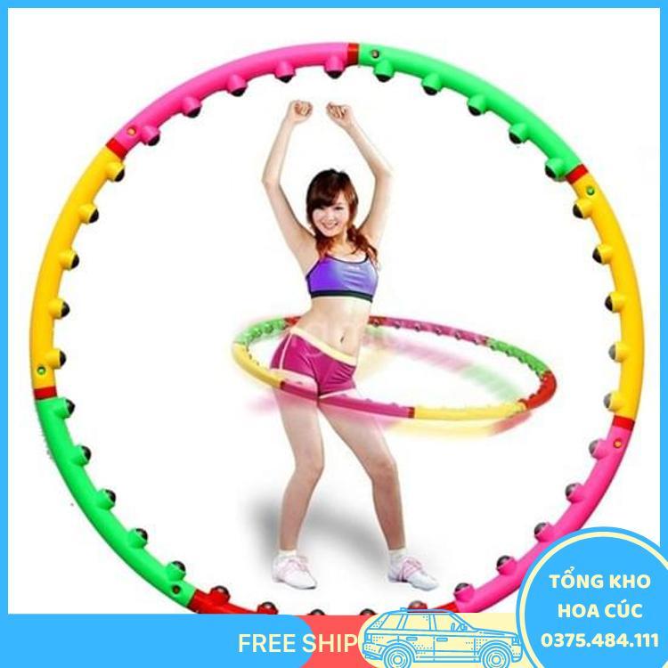 Vòng Lắc Eo Massage Giảm Mỡ Bụng - Vận Chuyển Miễn Phí Toàn Quốc