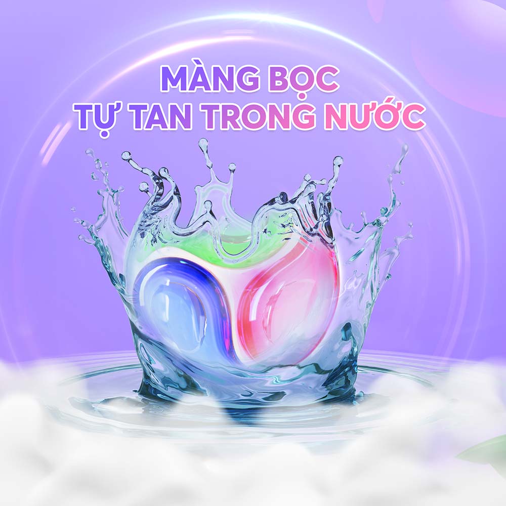 Combo 3 viên giặt xả MaxKleen hương ngày thư thái