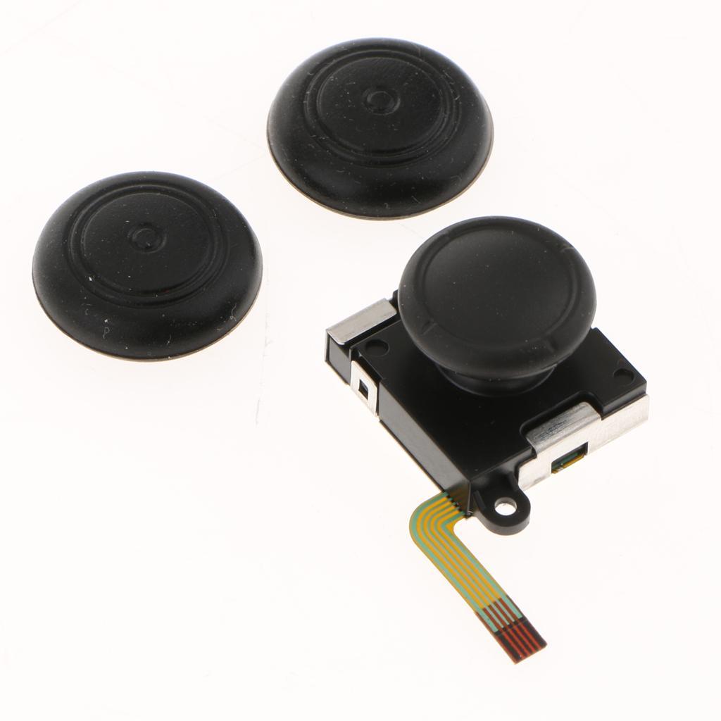 For Nintendo Switch Controller 3D Analog Stick Joystick Sensor Button + Caps