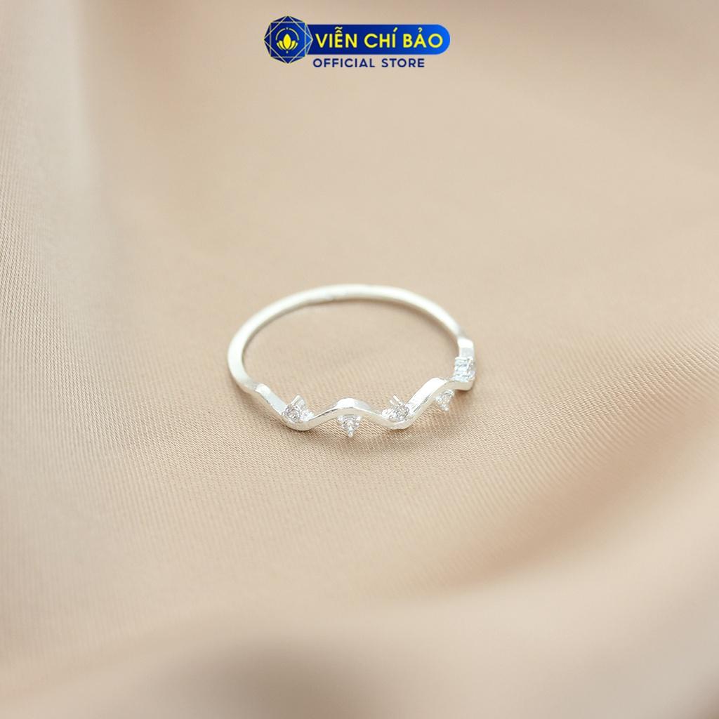 Nhẫn bạc nữ tina chất liệu bạc S925 thời trang phụ kiện trang sức nữ trẻ trung nữ tính Viễn Chí Bảo N400468