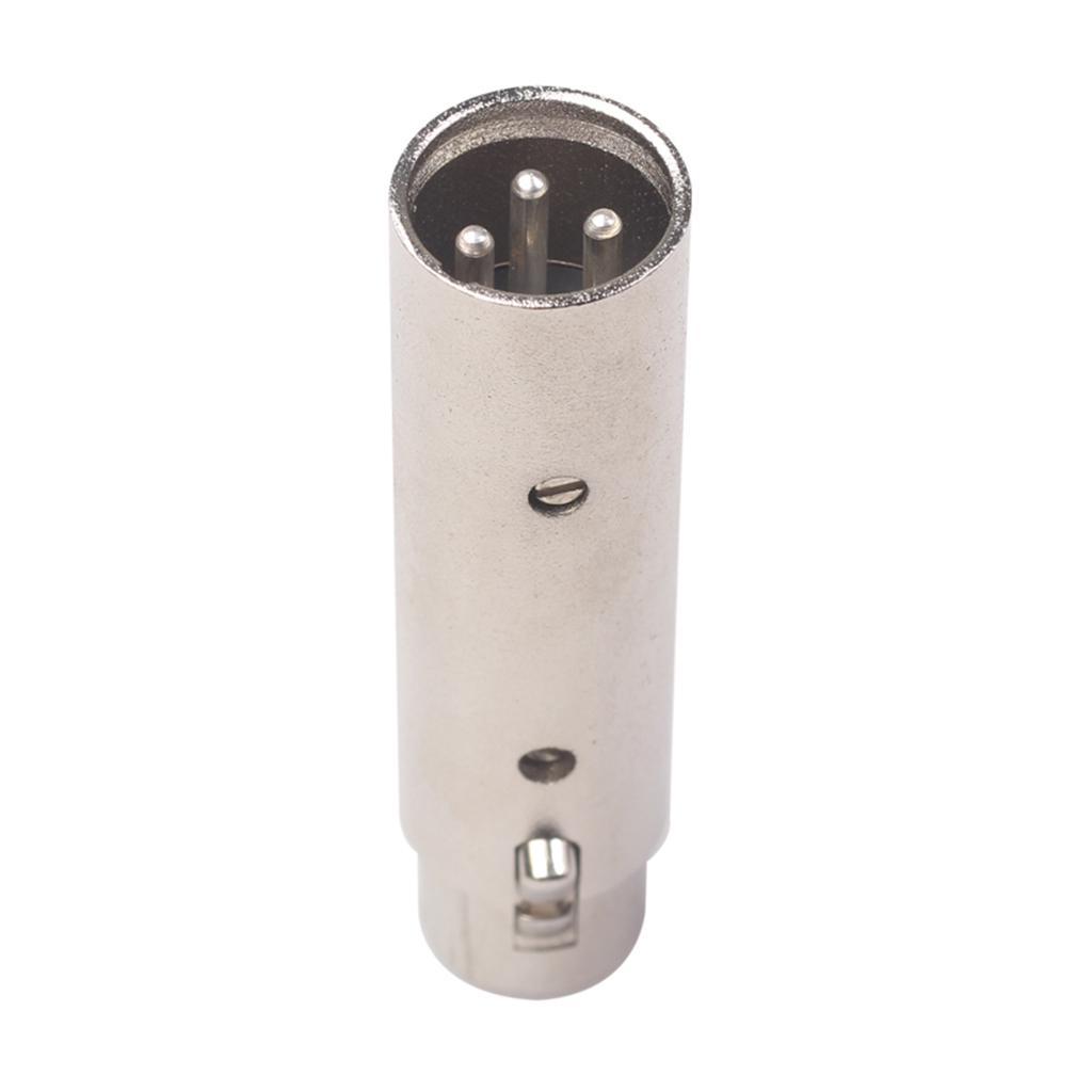 3 Pin Male to 5 Pin XLR Female Audio Heads Interconnect Audio Adapter