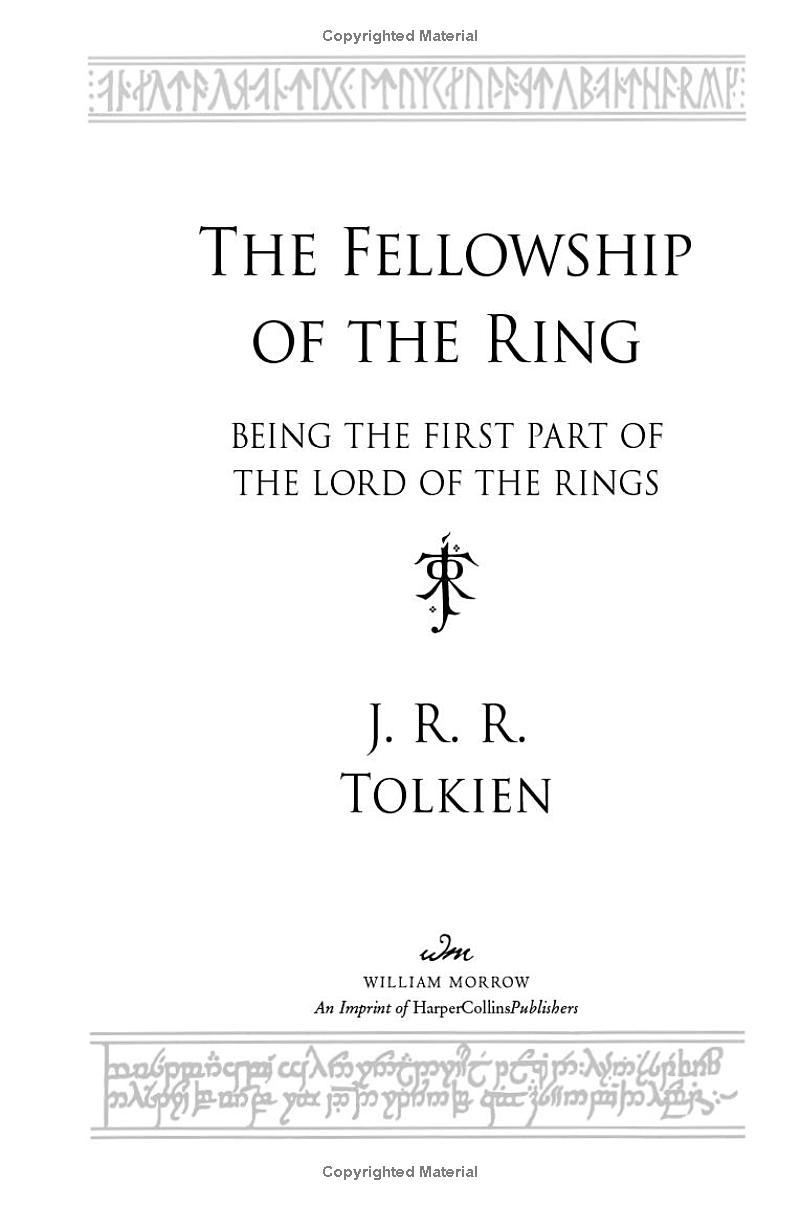 The Lord Of The Rings - The Fellowship Of The Ring