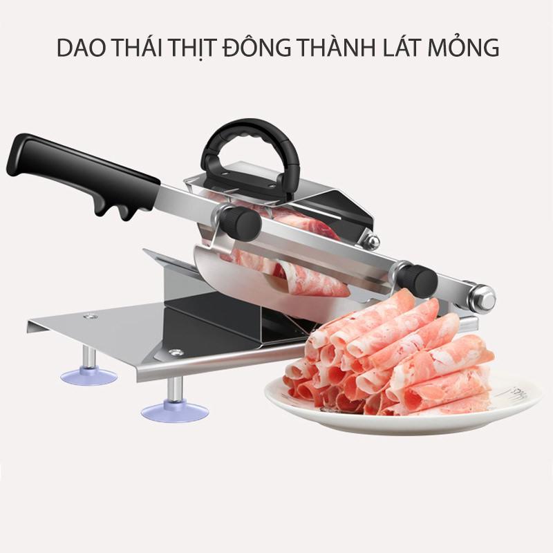 DAO THÁI THỊT ĐÔNG LẠNH THÀNH LÁT MỎNG XF200 (THÁI BẰNG TAY)