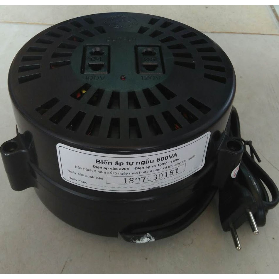 Bộ đổi nguồn 220v sang 100v - 120v lioa 600va