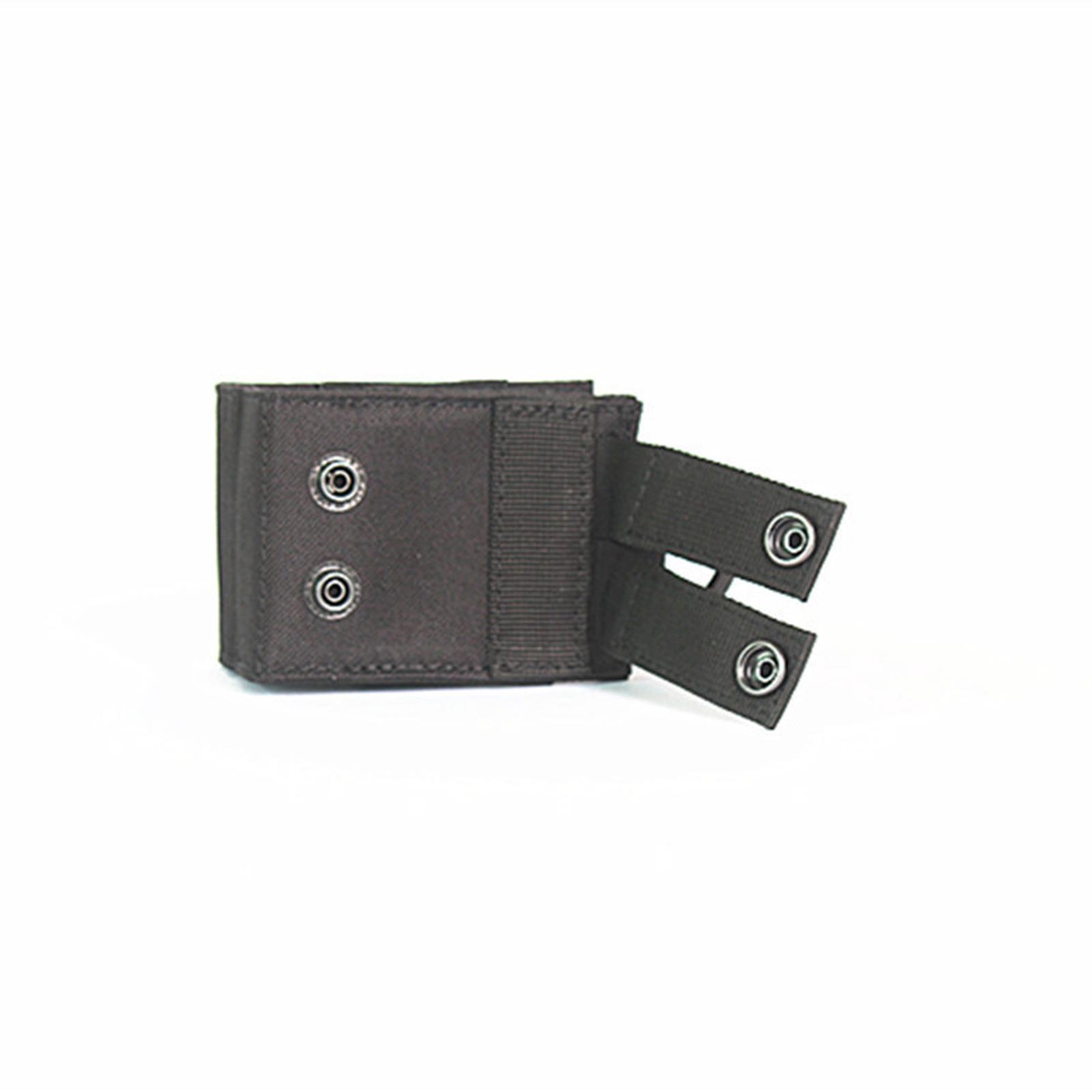 Radio Pouch Holder Multipurpose Durable Belt Waist Bag for Camping Outdoor Black