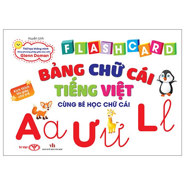 Sách - Flashcard Bảng Chữ Cái Tiếng Việt - Cùng Bé Học Chữ Cái