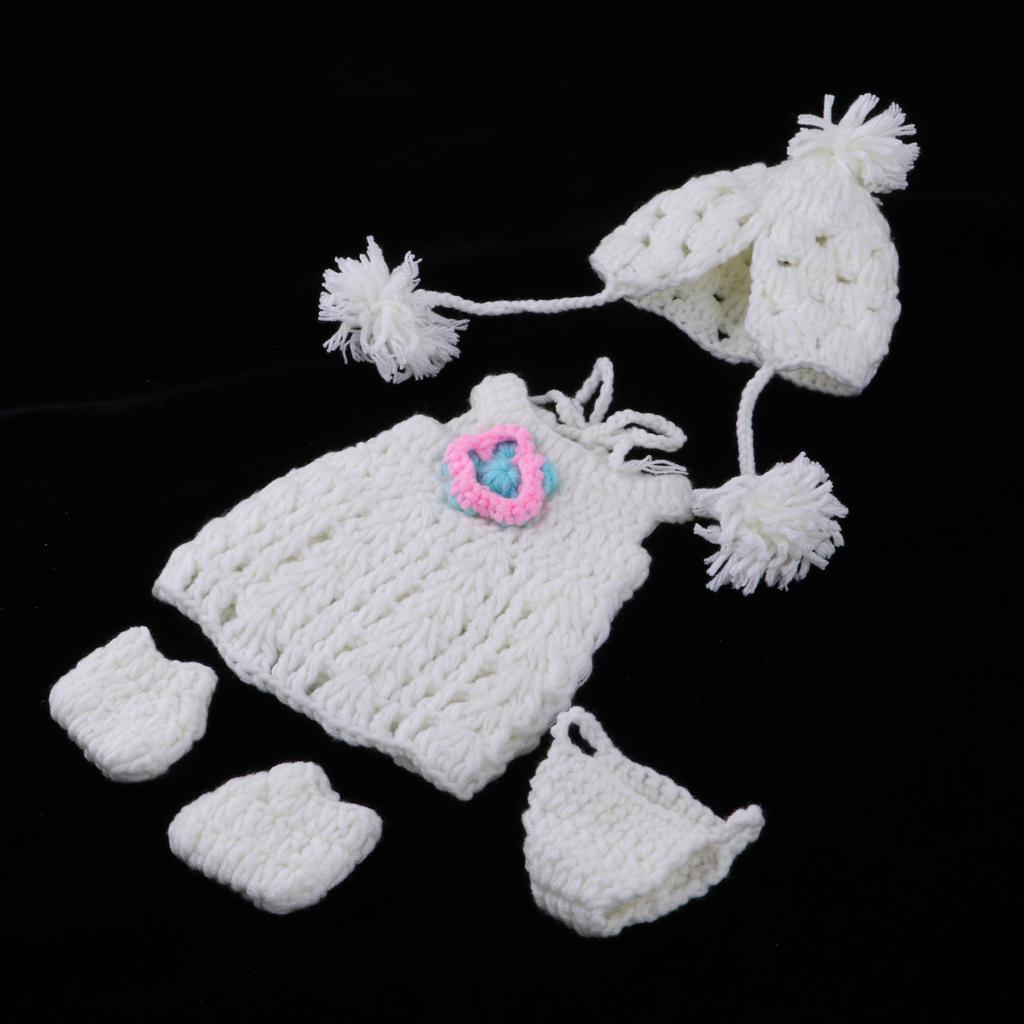 Adorable Reborn Doll Knitted Dress for 30cm Baby Doll Accessories