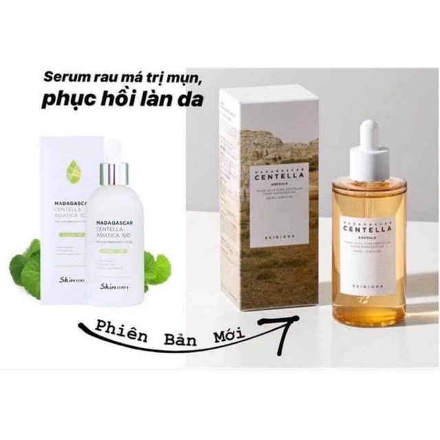 Bộ 3 Sản Phẩm Dưỡng Da Giảm Mụn Phục Hồi Da Skin1004 Madagascar Centella (Toner 210ml + Serum 100ml + Cream Soothing 75ml)