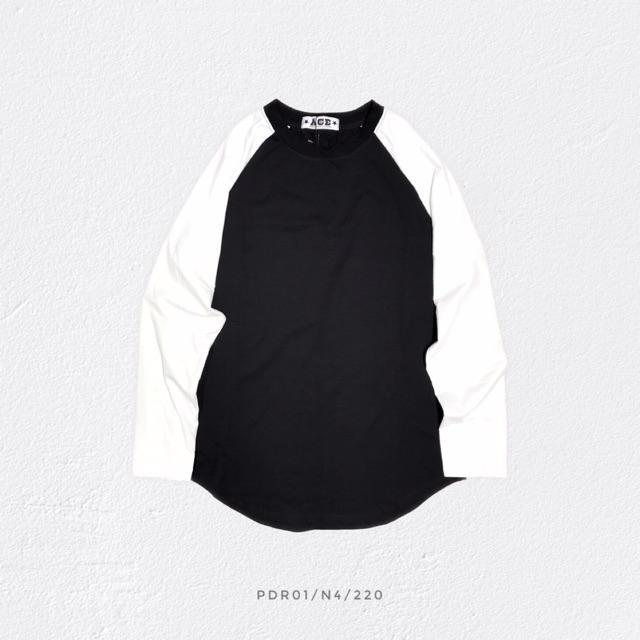 Áo phông raglan dài tay, chất lcotton 100% mềm mịn