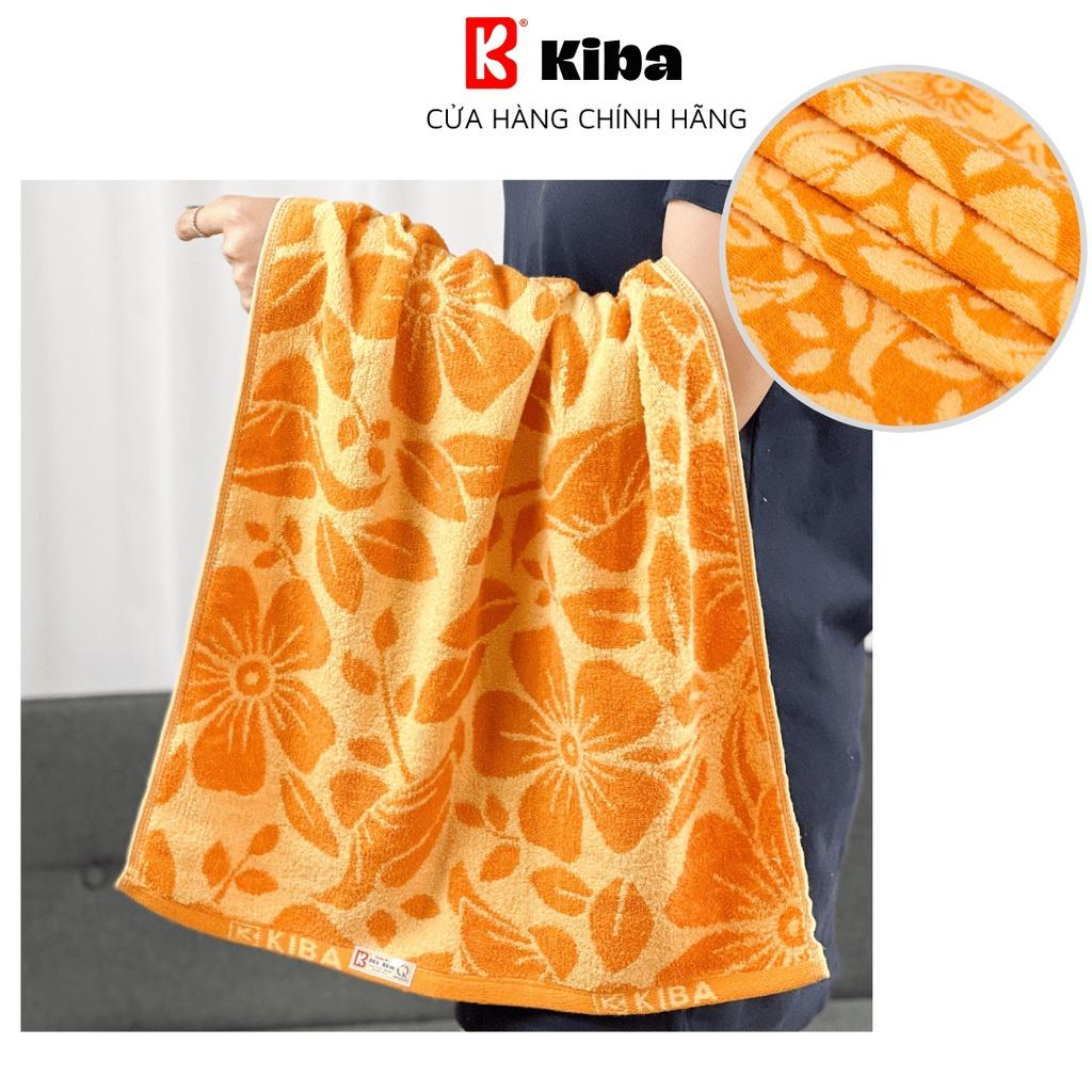 Khăn Tắm Cỡ Vừa 50x100cm KIBA Cotton Kháng Khuẩn, Dày Dặn, Êm Mềm, Thấm Hút Tốt, An Toàn Cho Da, Phù Hợp Cho Bé