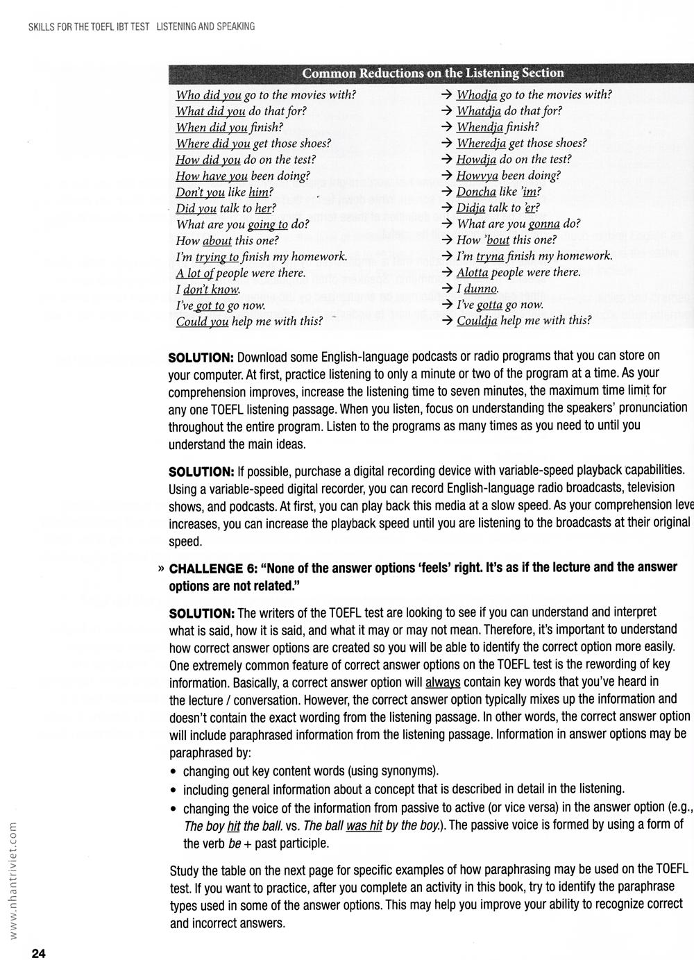 Sách Collins Skills For The TOEFL iBT Test - Listening And Speaking (Kèm CD)