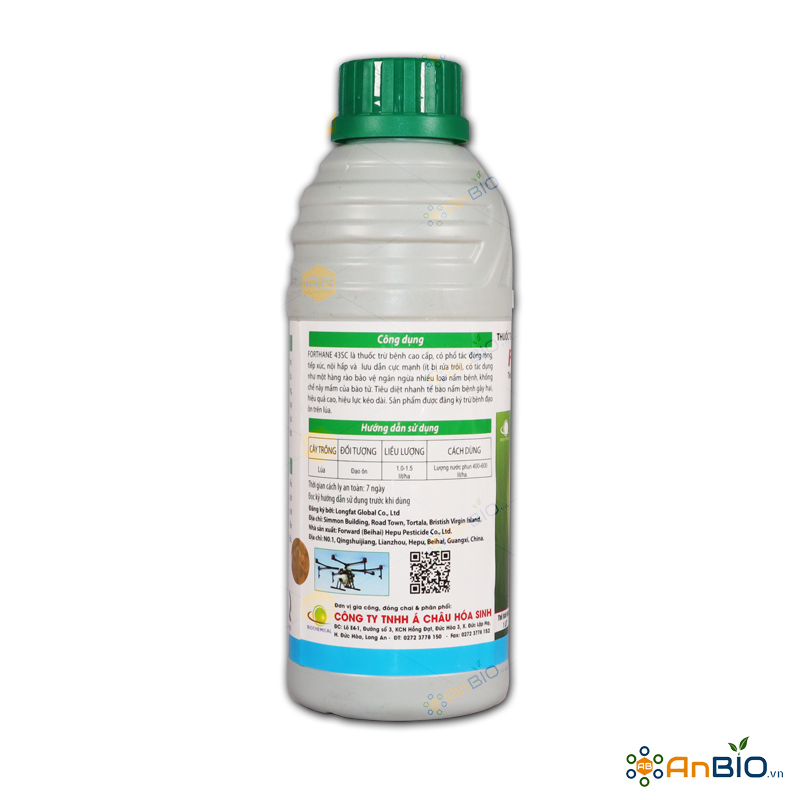 THUỐC TRỪ BỆNH FORTHANE 43SC | Sạch bệnh xanh cây - Chai 1L
