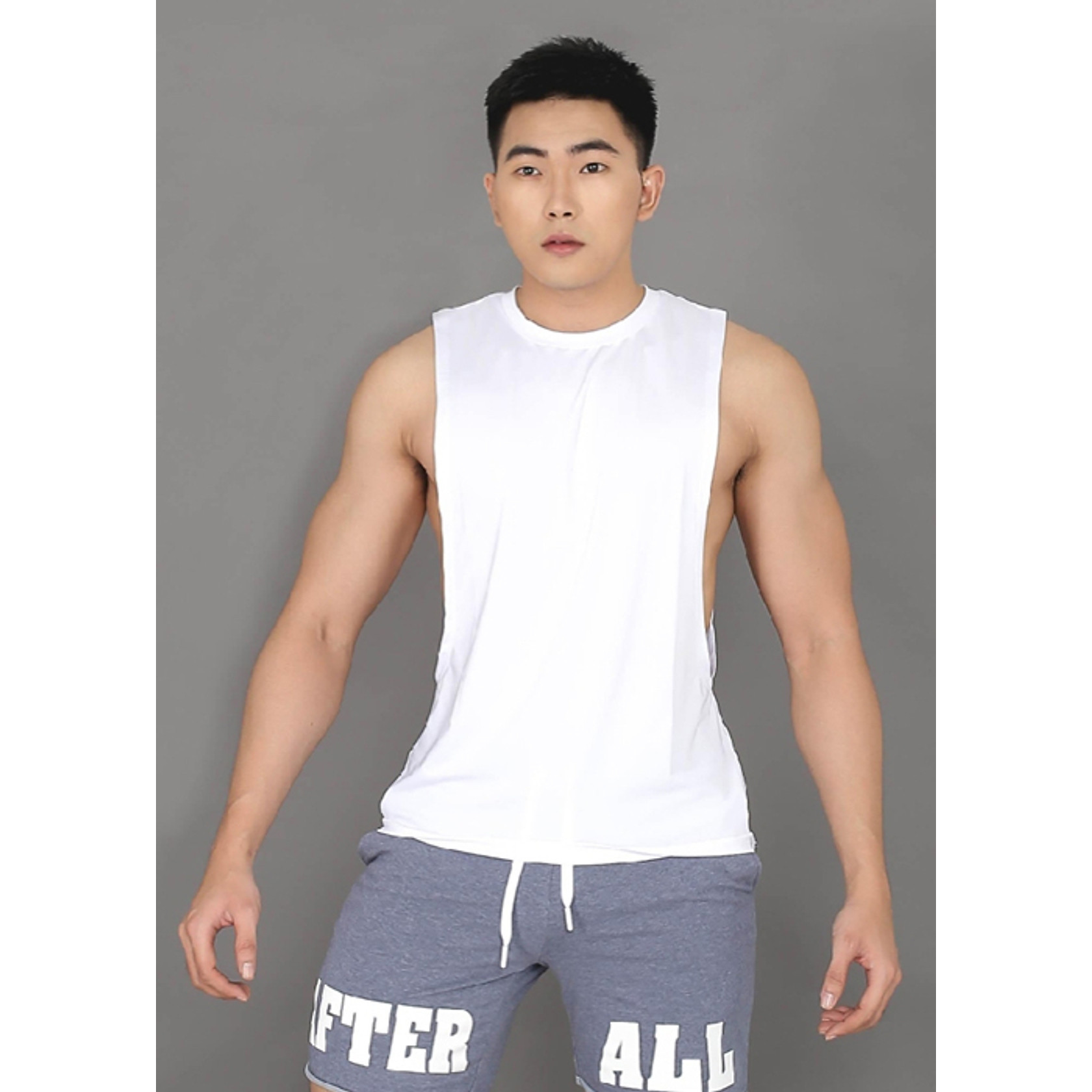 Áo Thun Ba Lỗ Nam Rộng Nách Tập Gym Thể Thao Tanktop Đẹp