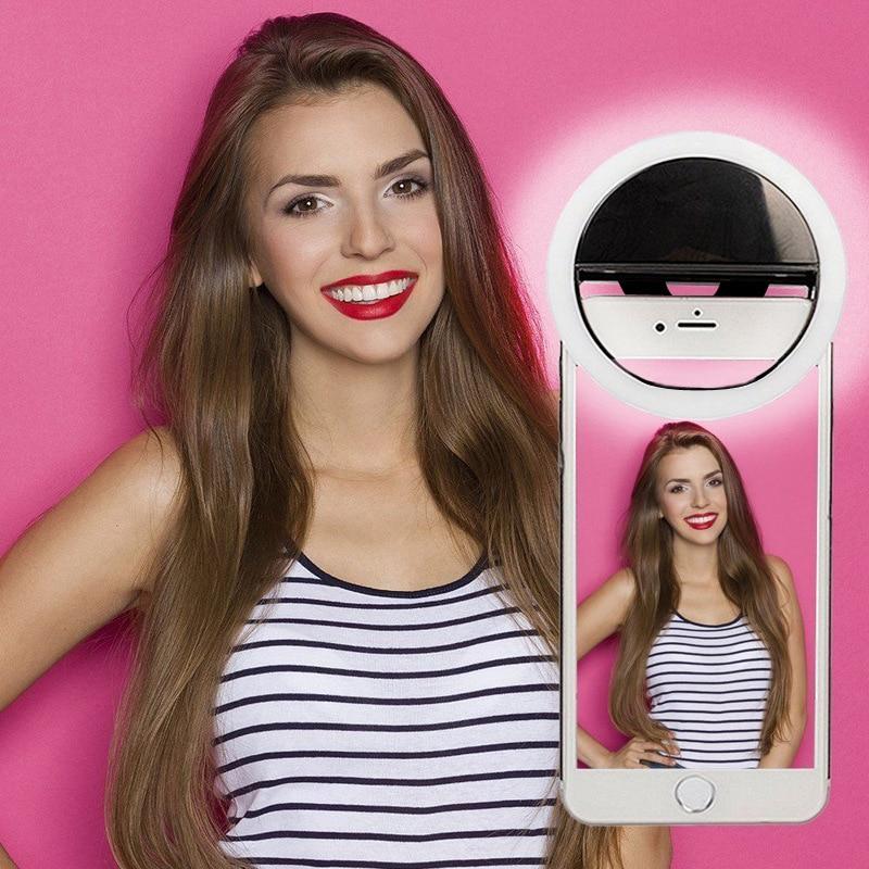 IPHONE Đèn Led Hỗ Trợ Chụp Ảnh Selfie Cho Điện Thoại