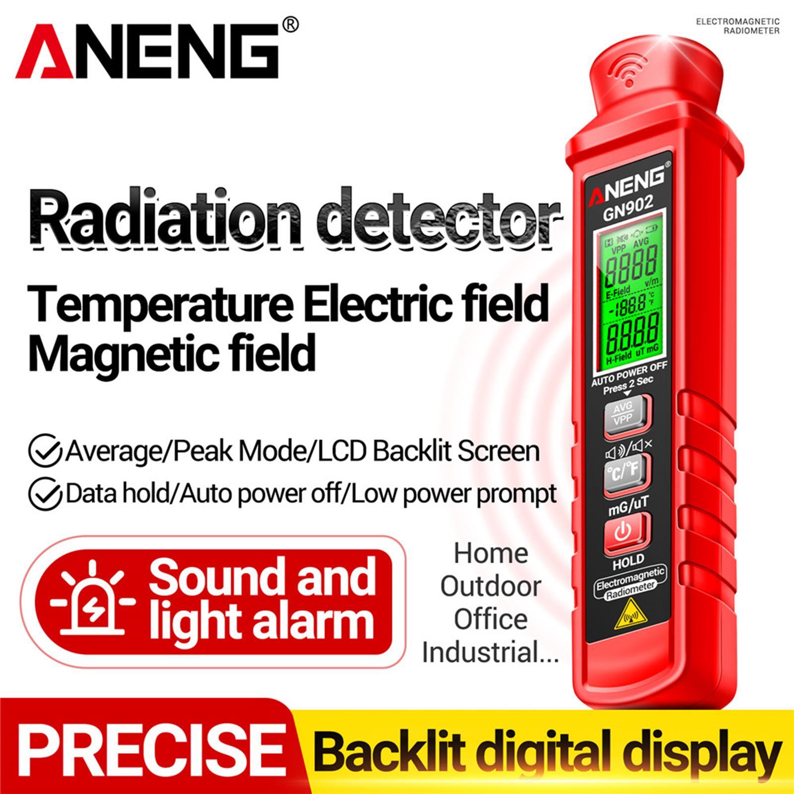Electromagnetic Field Tester EMF Digital LCD Emf Testing EMF Meter EMF Tester for Computers Industry Home Office