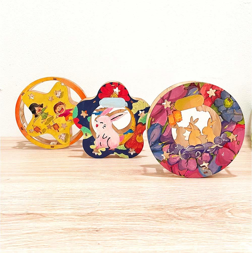 Lồng Đèn Sáng Tạo - Ngọc Thố Cung Trăng - Giftbrand GB07