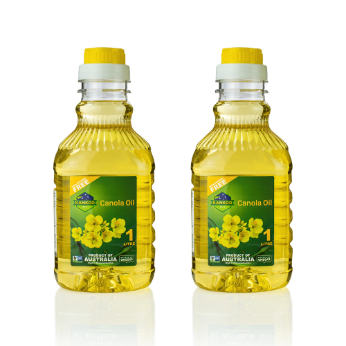 Dầu ăn hạt cải nguyên chất Kankoo Canola 1L nhập khẩu nguyên chai chính hãng chuẩn Úc