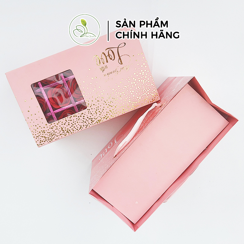 Set Quà Tặng Mini Garden Pink Rose Giftset - With Love Giftset Cực Xinh PV987