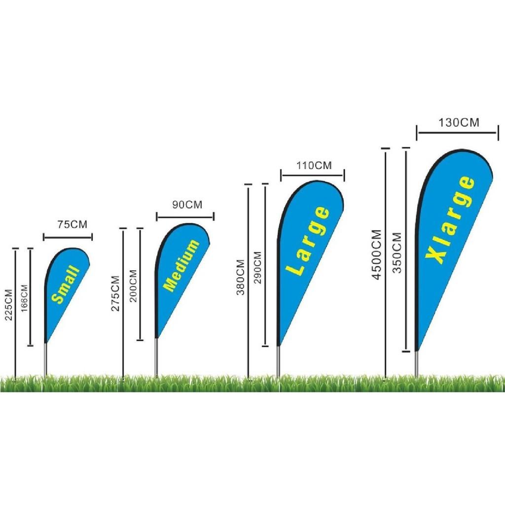 Cờ phướn quảng cáo giọt nước - 2