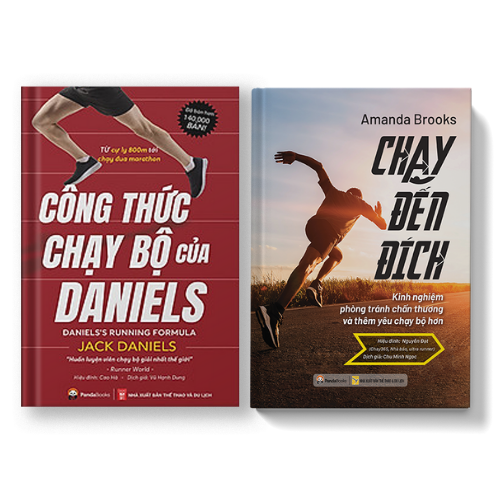 Sách PANDABOOKS combo 2 cuốn Công thức chạy bộ của daniel+Chạy đến đích