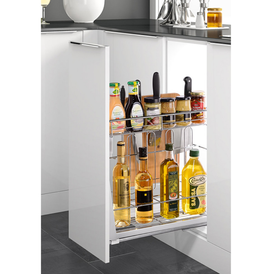 Kệ Gia vị Inox 304 Dạng Song Chính Hãng Higold Lọt Lòng Tủ 300 mm